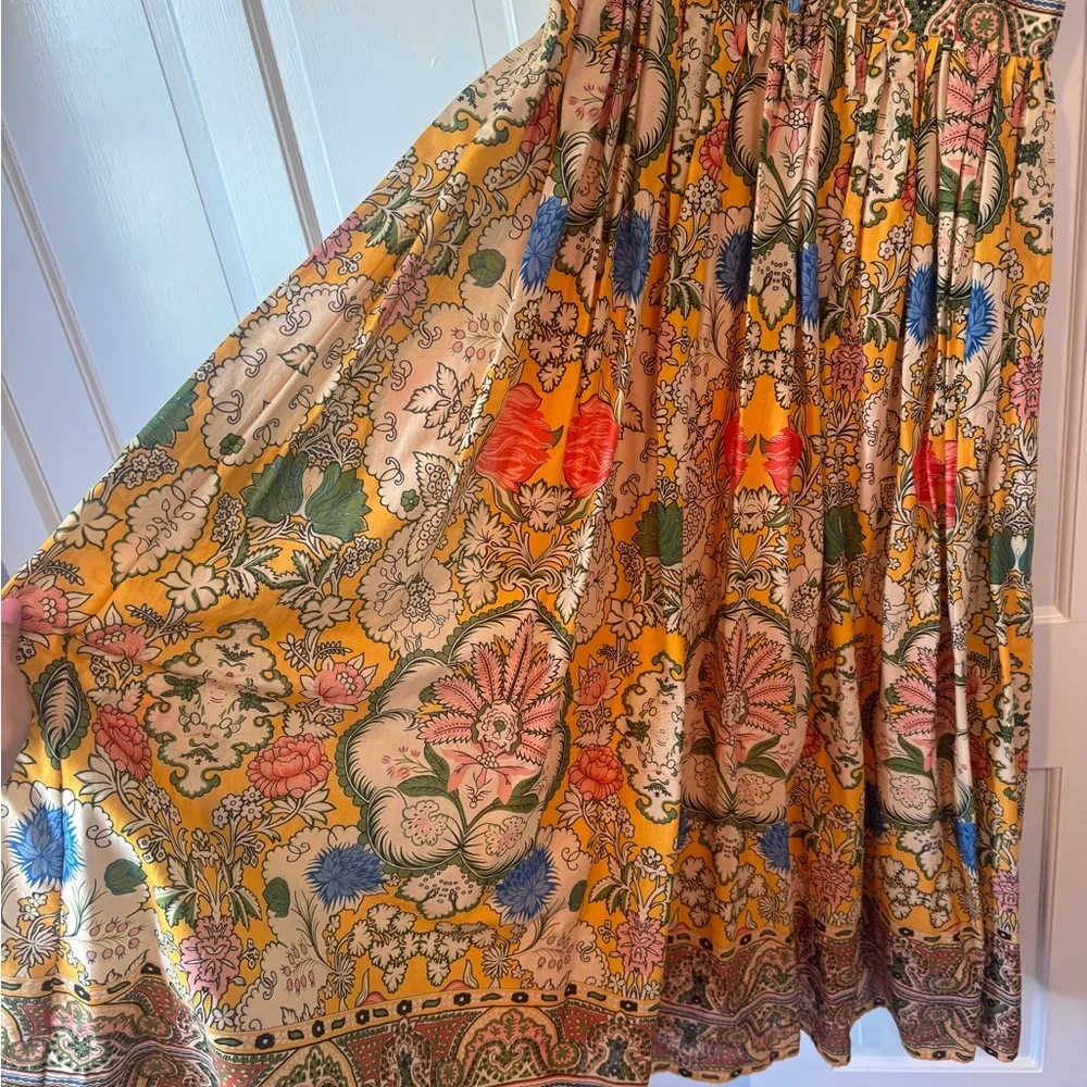 Floral Maxi Dress in Yellow from Dillards. Super comfortable & flattering - Picture 2 of 5